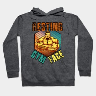 Resting Gym Face Hoodie